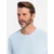Ombre Mens mélange structured knit sweater - blue