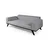 Atelier del Sofa Trosed na razvlačenje Leon 92x77x222cm Svetlosivi