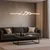 LED luster na sajli ANCONA LED/36W/230V crna
