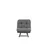 Atelier del Sofa Fotelja Misa 110x70cm Svetlosiva