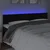 LED uzglavlje crno 160x5x78/88 cm baršunasto