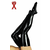 Latex Sexy čarape, Crne