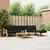 Set vanjskih sofa 6 pcs Bijela i crna