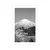 Plakat s paspartujem gora Fuji v črnobeli varianti - 20x30 silver