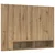 Set TV komoda Zidne Umjetnički hrast 120 x 23,5 x 90 cm