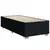 vidaXL Box spring postelja z vzmetnico črna 90x200 cm blago