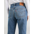 Levis 501 CROP Modra