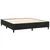 Vidaxl Box spring postelja z vzmetnico črna 180x200 cm žamet