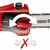 Einhell električna teleskopska testera GC-EC 750T