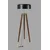 Aberto Design Podna lampa Stil, 165 cm, E27 40W, Tamnobraon