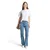 TOM TAILOR DENIM Majica rdeča/bela