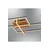 Opviq luster 1420-3, LED 36 W, hrast