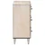 Sideboard za Pohranu Bijelo 60 x 33,5 x 75 cm Čvrsto drvo manga