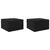 vidaXL Nočna omarica 2 pcs Črni hrast 35 x 35 x 20 cm Konstruiran les