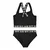 CONVERSE Bikini črna/bela