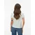 VERO MODA Majica  rdeča / bela