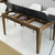 HANAH HOME Trpezarijski sto Milan 518 Walnut Black