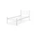 Woody Fashion Single Bedstead K90 - White (90 x 200)
