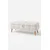 Hanah Home Sara tapacirana klupa s prostorom za odlaganje 90 × 45 × 35 cm, bela