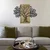 Arbre de Vie-2 GreenBlack Decorative Wooden Wall Accessory