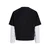 JACK & JONES Majica JCOBIARRITZ  črna / bela