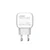 Punjač LDNIO A2313C USB 30 FAST CHARGING 18W + Lightning Kabl, Beli