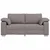 Vidaxl Dvosobni kavč Taupe 180 cm blago