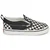 Vans Slip-On V GEO CHECK BLACK/WHITE Črna