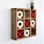 Hanah Home Zidna polica Raf298, Braon