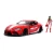 Avtomobilček Robotech ´20 Toyota Supra Jada kovinski z odpirajočimi elementi in figurica Miriya Sterling dolžina 20 cm 1:24