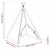 Teepee šator Bijelo 120 x 120 x 150 cm Tkanina i plastika