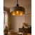 Luster na sajli HAKI 1xE27/60W/230V braon/crna
