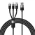 1 to 3 Baseus Kabel 3V1 Usb-C Micro Usb Na Lightning Za Telefone 3.5A 1.2M