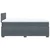 Vidaxl Box spring postelja z vzmetnico temno siv 120x190 cm žamet