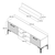 Hanah Home TV komoda Riga