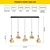 Opviq Luster 2840-5AS, 120cm 90cm 1x35W, LED, 3500 Lm