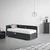 KREVET REMI 90/200 cm , grafitno siva