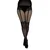 Hlačne nogavice PAMELA MANN - Net Stripe - Black - PM1132