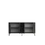 Hanah Home komoda Nota 150, 150 cm, antracit / zlatna