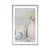 Plakat s paspartujem luksuzno Shabby Chic tihožitje - 30x45 silver