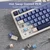 ROYAL KLUDGE S85 Horizon Blue Cloud Switch RGB Hot-Swappable Mechanical Keyboard