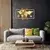 Wallity Zidna dekoracija World Map With Compass, 58x85 cm, Zlatne boje