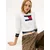 Tommy Jeans Pulover marine/rdeča/bela