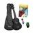Sopran ukulele črn Lipa SET HH 3969