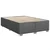 Vidaxl Box spring postelja z vzmetnico temno siva 160x200 cm blago