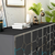 HANAH HOME Komoda Cagla Anthracite Silver