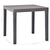 Vrtni stol boja kave 78 x 78 x 72 cm plastični