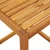 Vidaxl Mizica C oblike 42x40x50 cm trden akacijev les