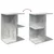 Noćni ormarići 2 kom beton siva 46,5x29x61cm konstruiranog drva