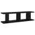 Zidne police 2 kom crne 75 x 18 x 20 cm konstruirano drvo